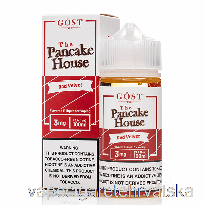 Vape Hrvatska Red Velvet - The Pancake House - Gost Vapor - 100ml 0mg